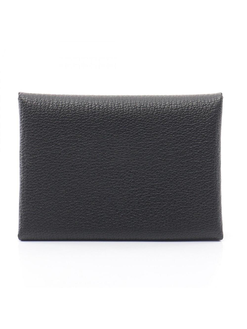 Hermes Calvi Duo Coin K Wallet Chevre #352014H88B